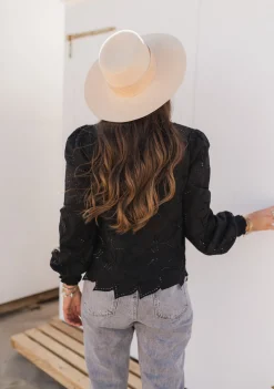Chemisiers & Blouses-EASY-CLOTHES Blouse Jody CREATION - noireEasy Clothes Noire
