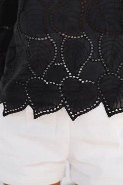 Chemisiers & Blouses-EASY-CLOTHES Blouse Jody CREATION - noireEasy Clothes Noire