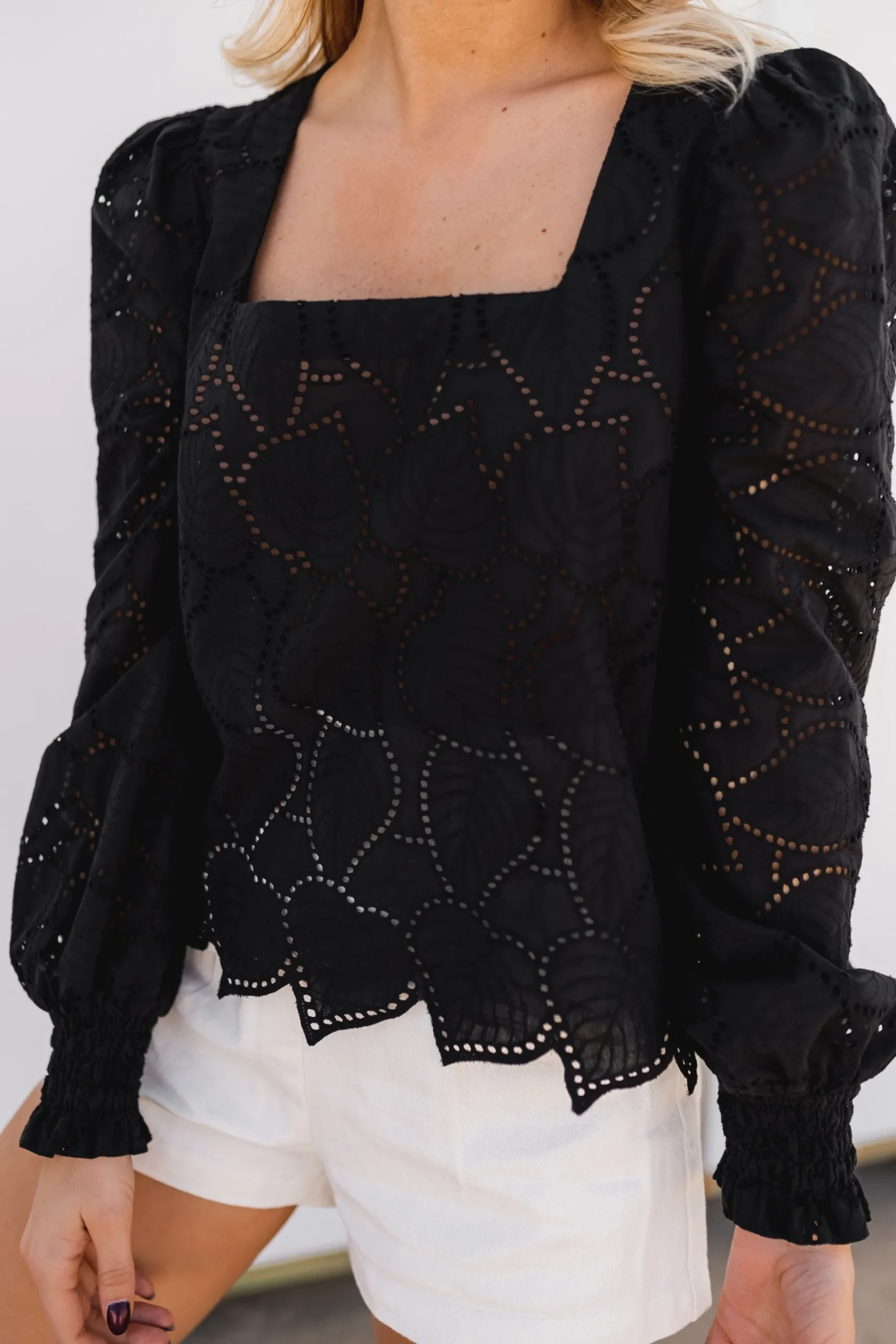 Chemisiers & Blouses-EASY-CLOTHES Blouse Jody CREATION - noireEasy Clothes Noire