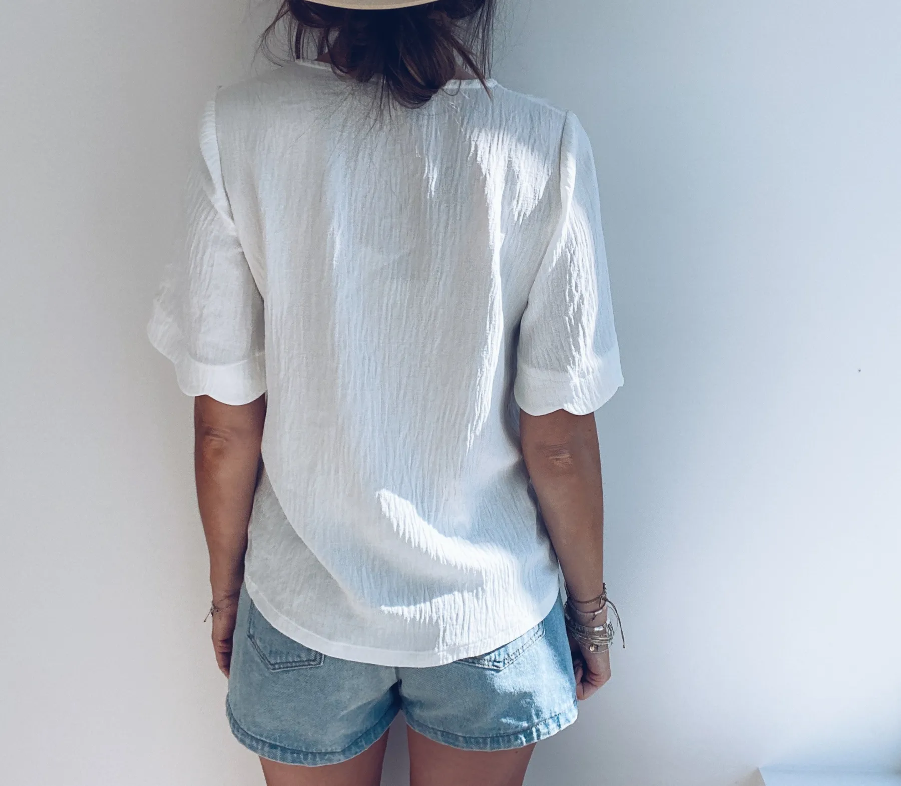 Chemisiers & Blouses-EASY-CLOTHES Blouse Kathy - blancheEasy Clothes Blanche