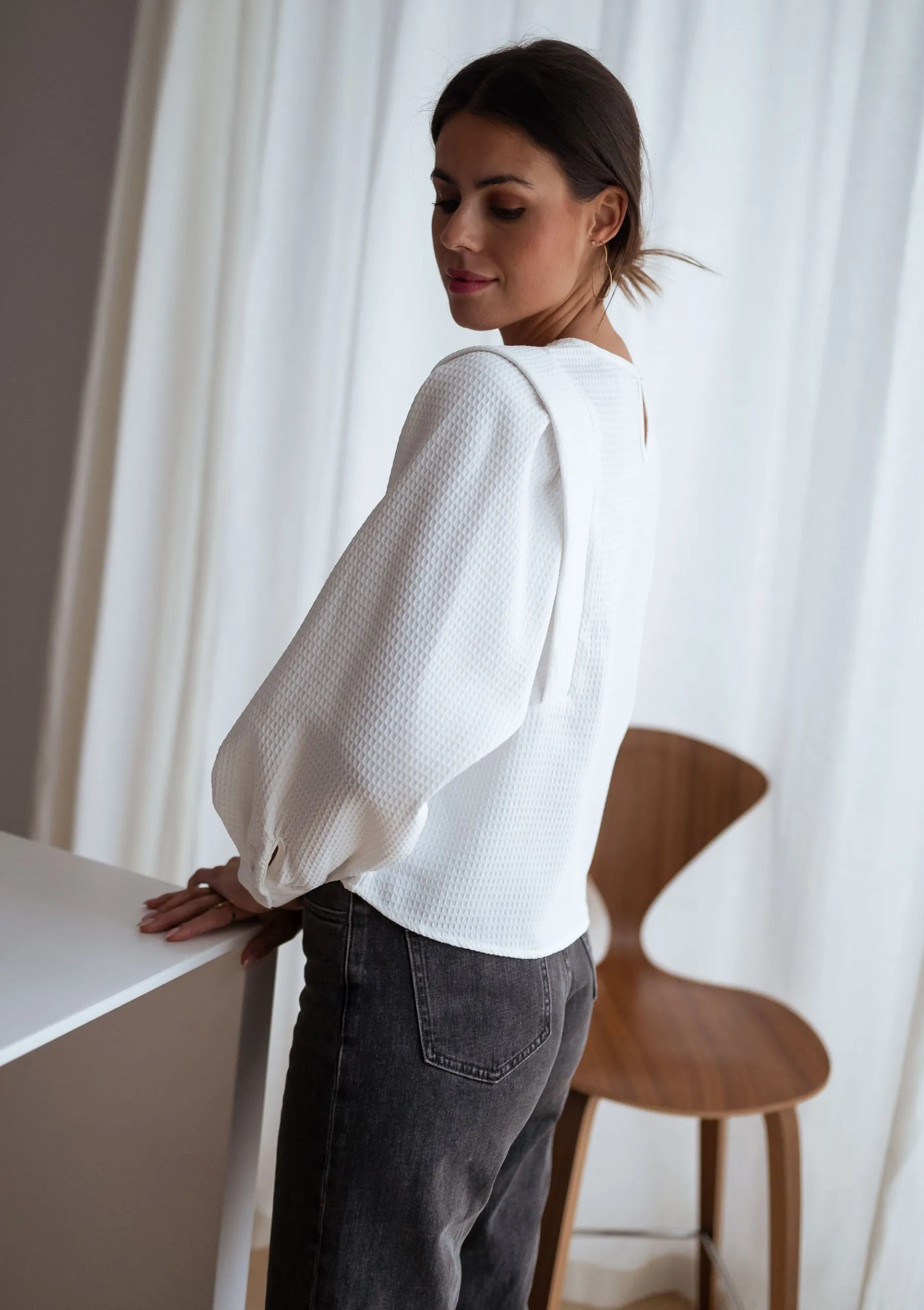 Chemisiers & Blouses-EASY-CLOTHES Blouse Lindy - écrueEasy Clothes Écrue