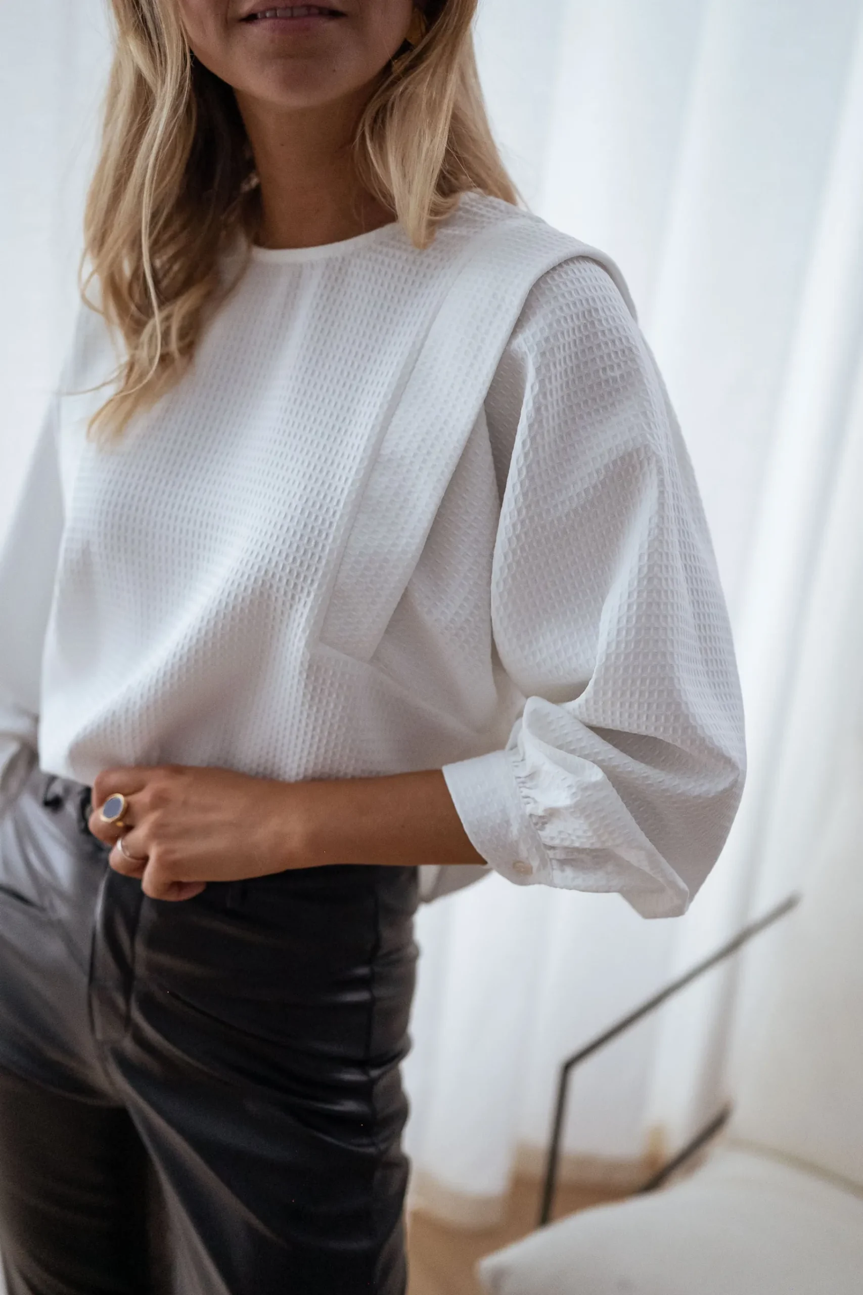 Chemisiers & Blouses-EASY-CLOTHES Blouse Lindy - écrueEasy Clothes Écrue