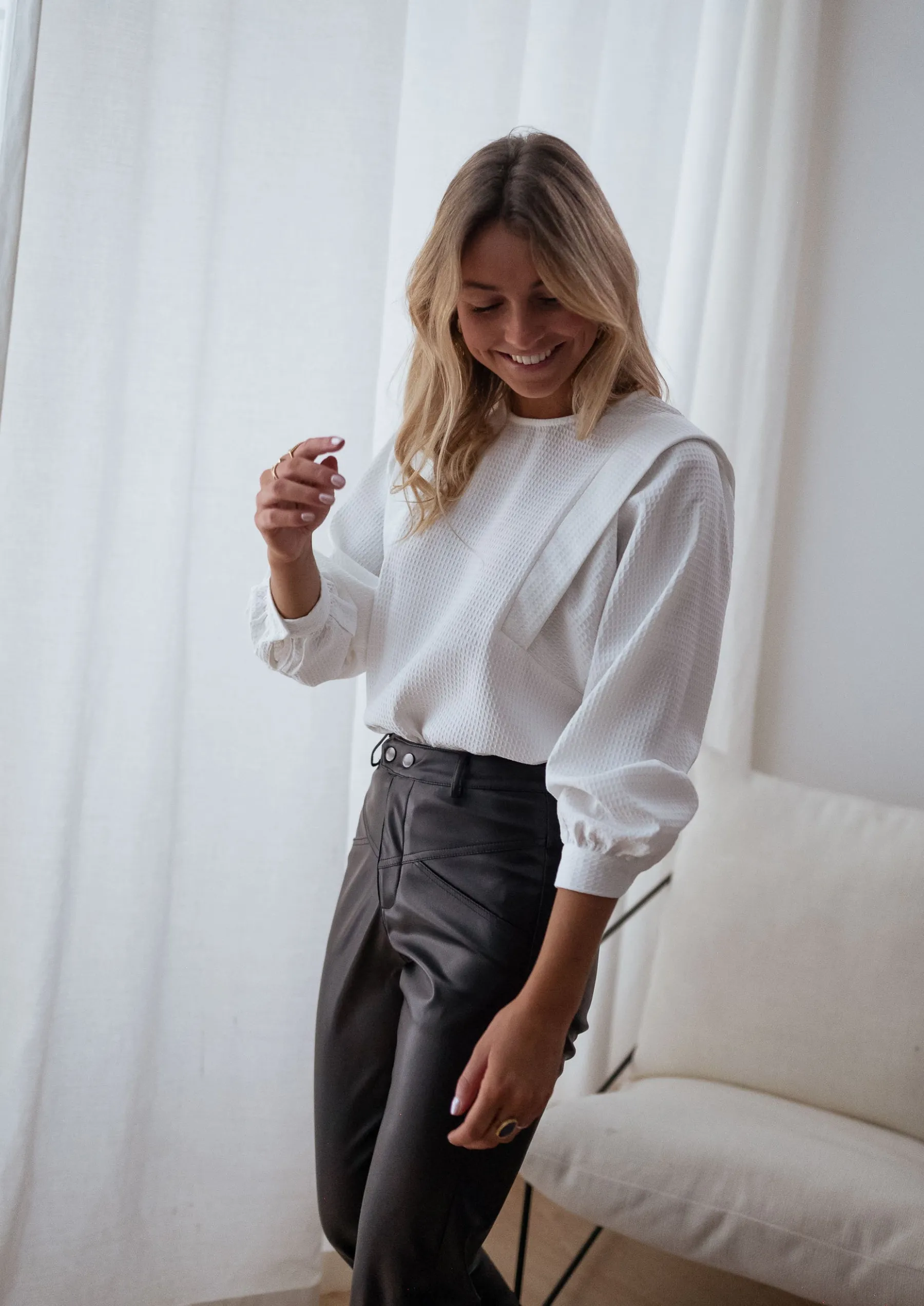 Chemisiers & Blouses-EASY-CLOTHES Blouse Lindy - écrueEasy Clothes Écrue