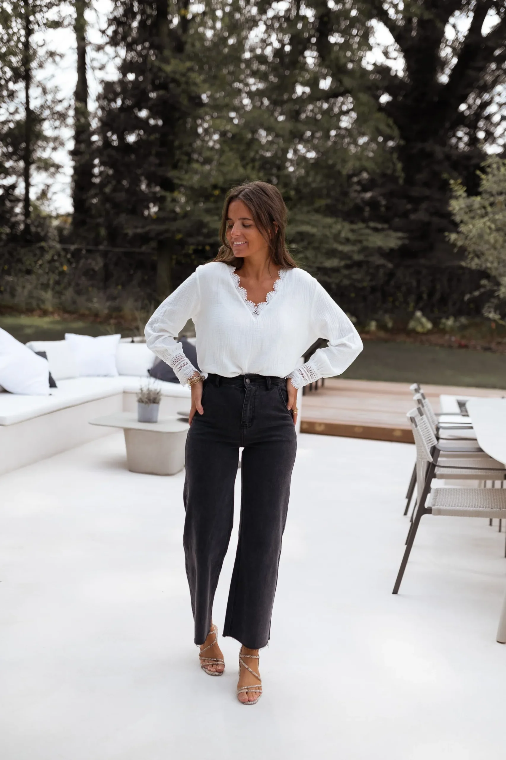 Chemisiers & Blouses-EASY-CLOTHES Blouse Marka - écrueEasy Clothes Écrue