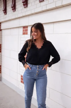 Chemisiers & Blouses-EASY-CLOTHES Blouse Marka - noireEasy Clothes Noire