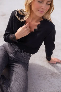 Chemisiers & Blouses-EASY-CLOTHES Blouse Marka - noireEasy Clothes Noire