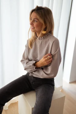 Chemisiers & Blouses-EASY-CLOTHES Blouse Maryse - à carreauxEasy Clothes À carreaux       