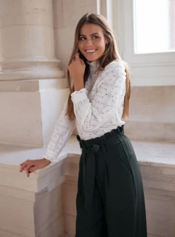 Chemisiers & Blouses-EASY-CLOTHES Blouse Meven - écrueEasy Clothes Écrue       