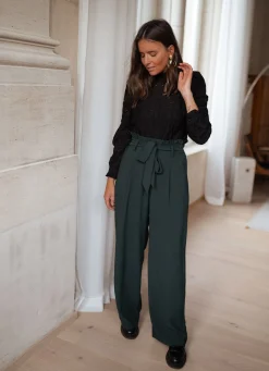 Chemisiers & Blouses-EASY-CLOTHES Blouse Meven - noireEasy Clothes Noire