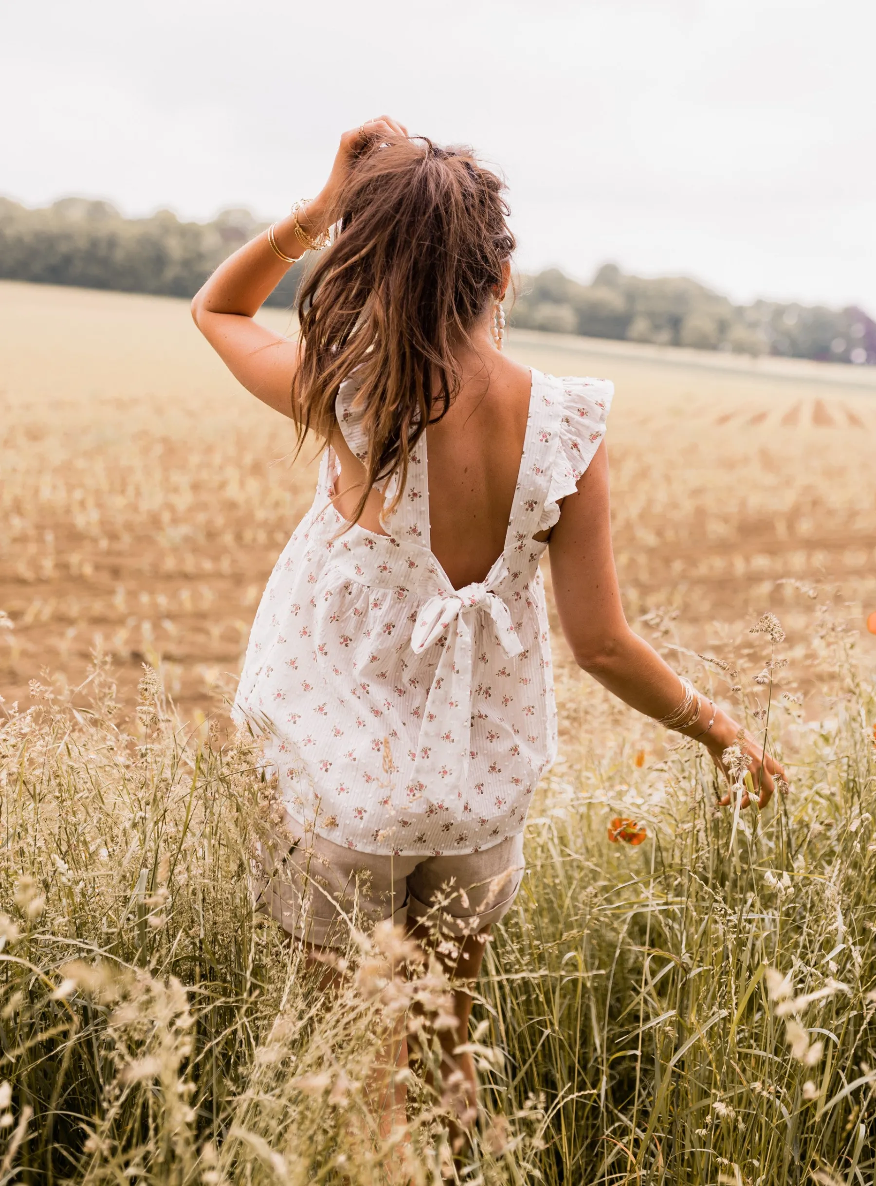 Chemisiers & Blouses-EASY-CLOTHES Blouse Miny - à fleursEasy Clothes À fleurs