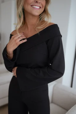 Chemisiers & Blouses-EASY-CLOTHES Blouse Nikie CREATION - noireEasy Clothes Noire