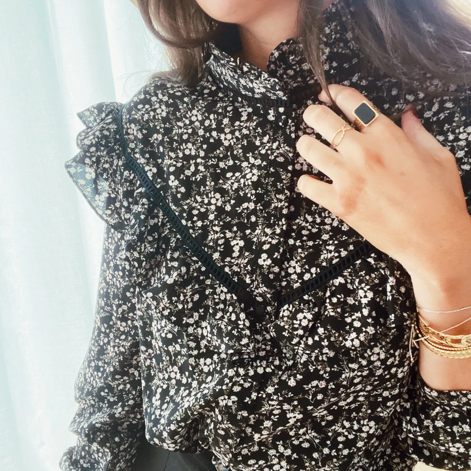 Chemisiers & Blouses-EASY-CLOTHES Blouse Ophé - noireEasy Clothes Noire