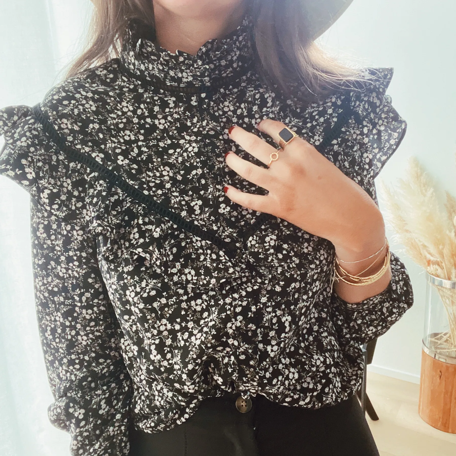 Chemisiers & Blouses-EASY-CLOTHES Blouse Ophé - noireEasy Clothes Noire