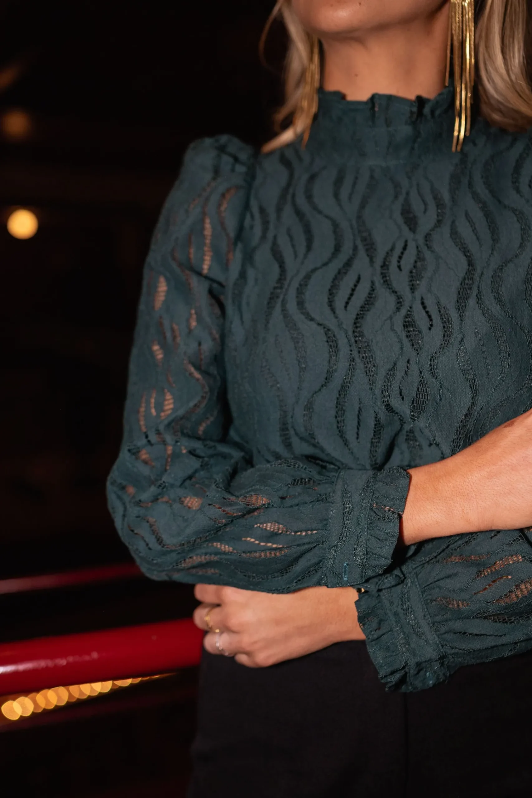 Chemisiers & Blouses-EASY-CLOTHES Blouse Tessa - verteEasy Clothes Verte