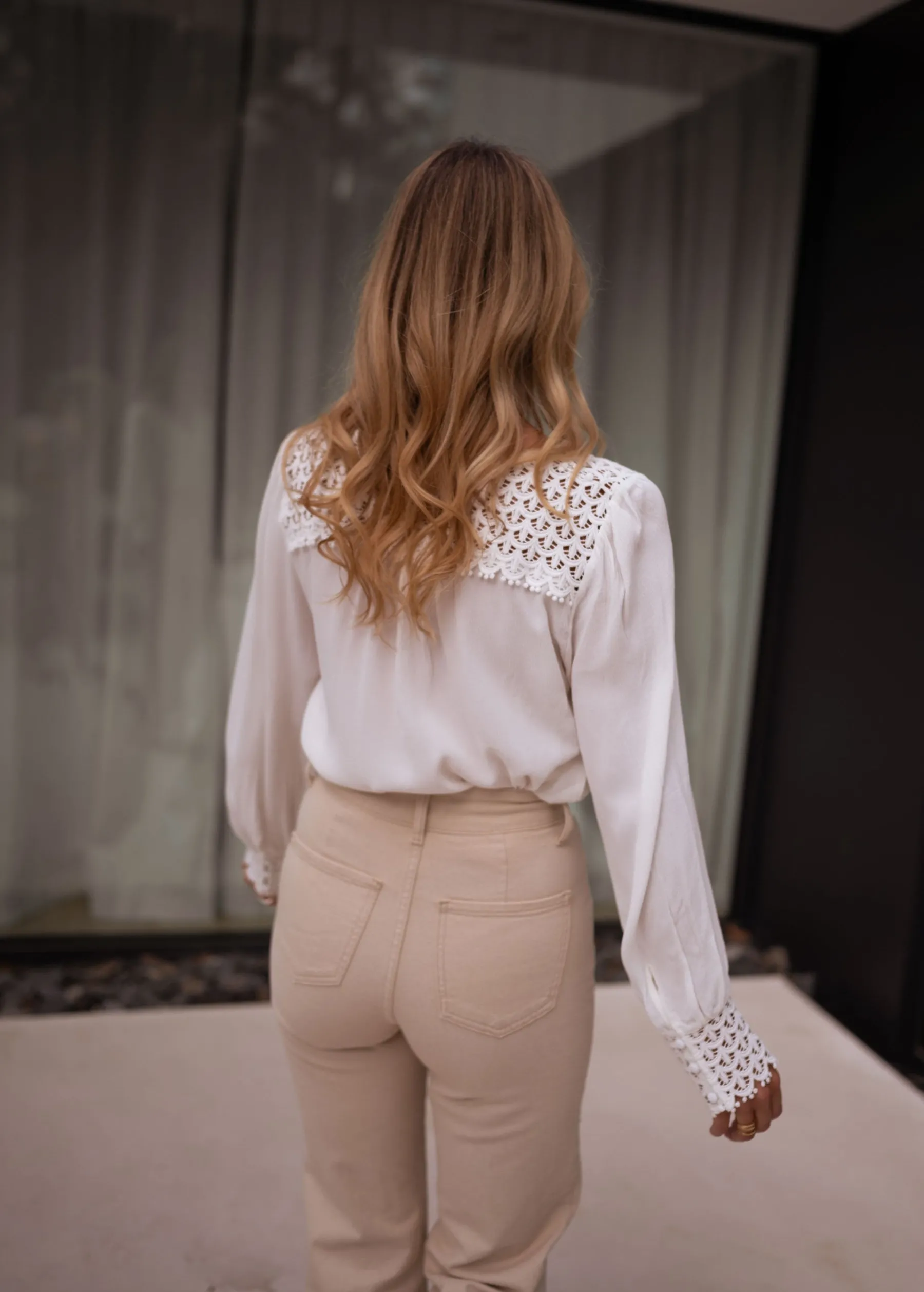 Chemisiers & Blouses-EASY-CLOTHES Blouse Yena - blancheEasy Clothes Blanche