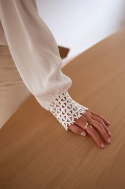 Chemisiers & Blouses-EASY-CLOTHES Blouse Yena - blancheEasy Clothes Blanche