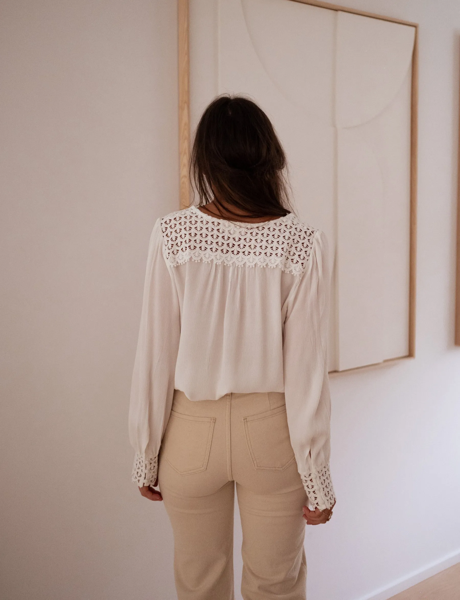 Chemisiers & Blouses-EASY-CLOTHES Blouse Yena - blancheEasy Clothes Blanche