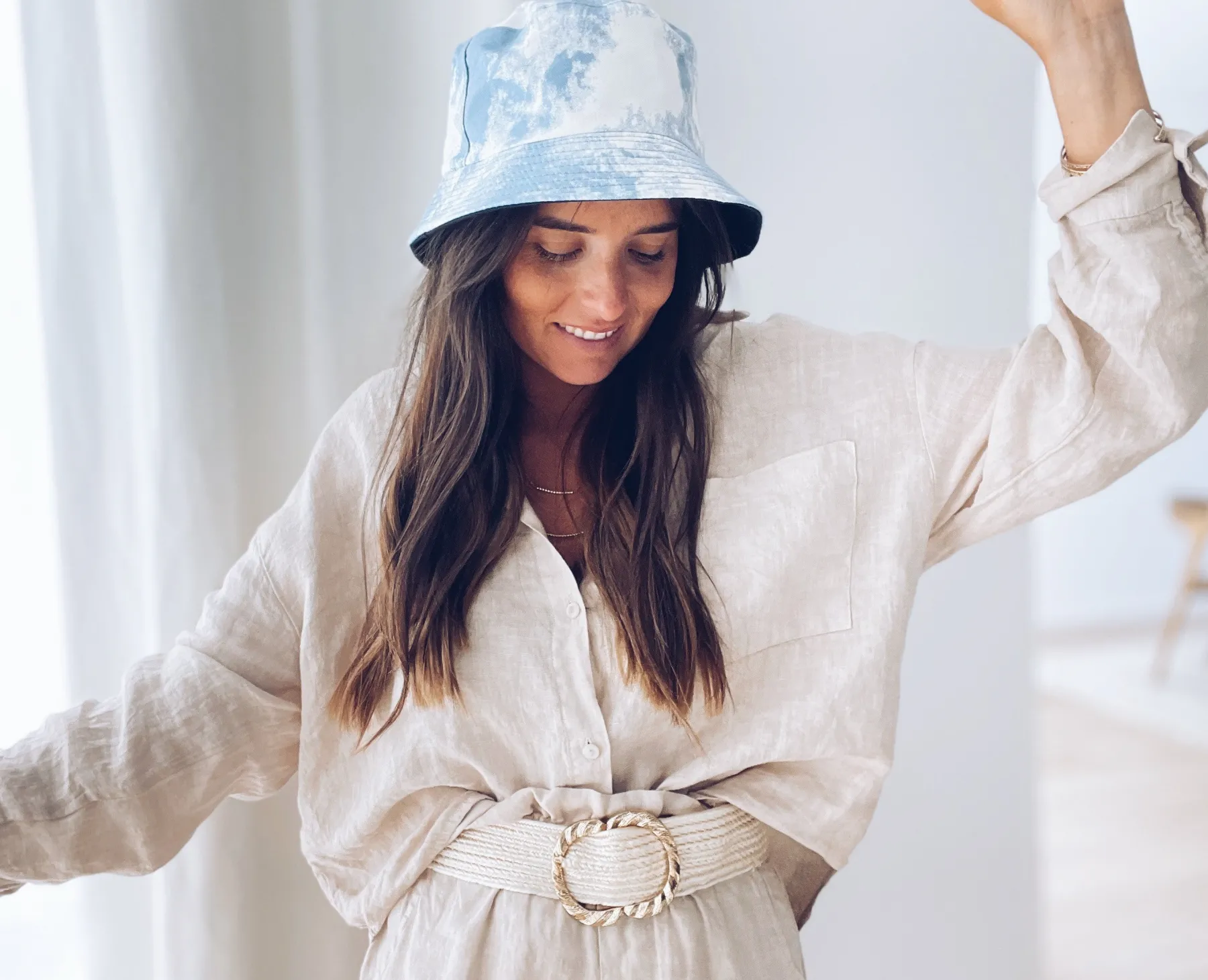 Bonnets & Gants-EASY-CLOTHES Bob Zazou - tie & dye bleuEasy Clothes Tie & dye bleu