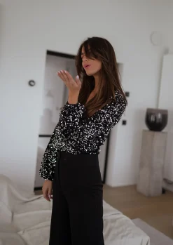 Body & Lingerie-EASY-CLOTHES Body Agatha - à paillettesEasy Clothes À paillettes       