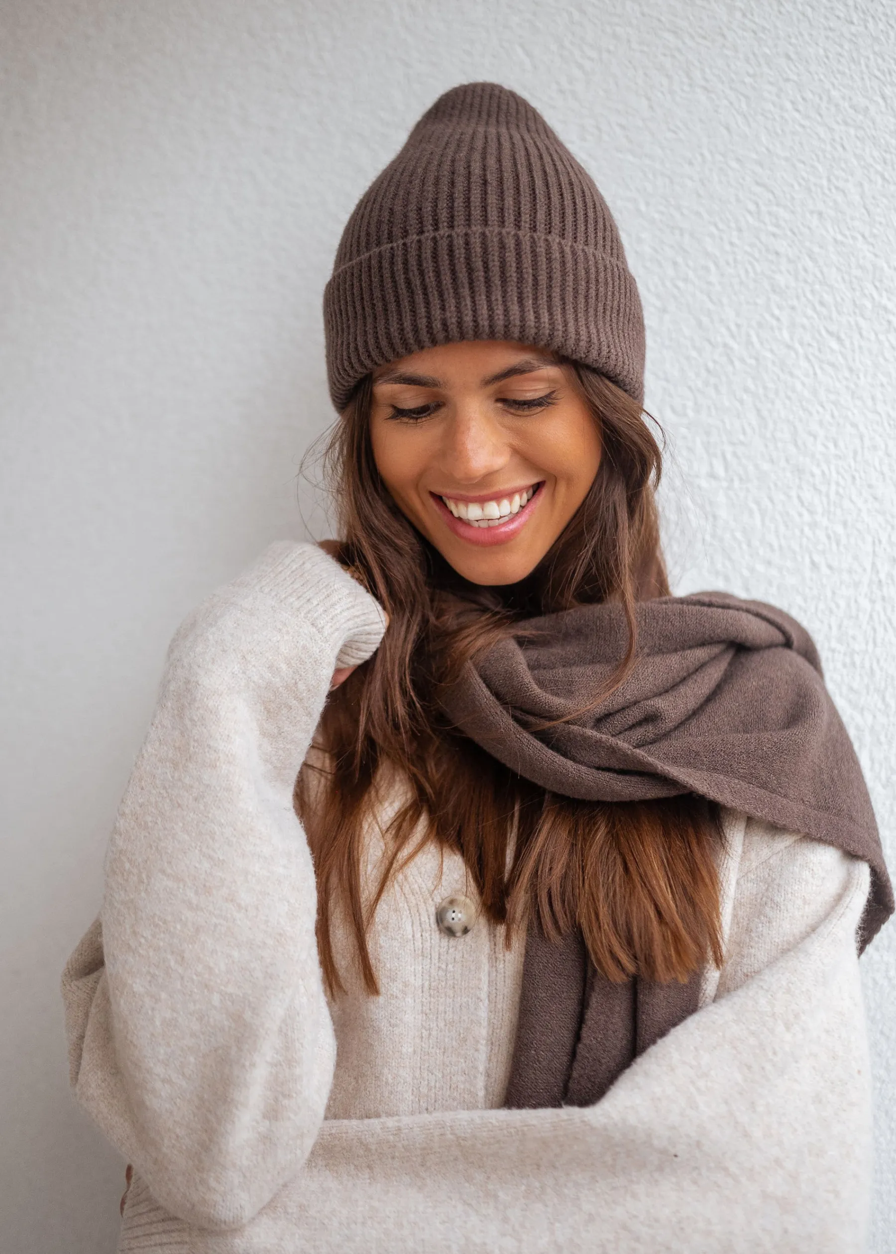 Bonnets & Gants-EASY-CLOTHES Bonnet Fady - chocolatEasy Clothes Chocolat