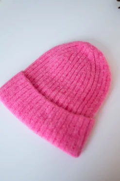 Bonnets & Gants-EASY-CLOTHES Bonnet Letty - roseEasy Clothes Rose       