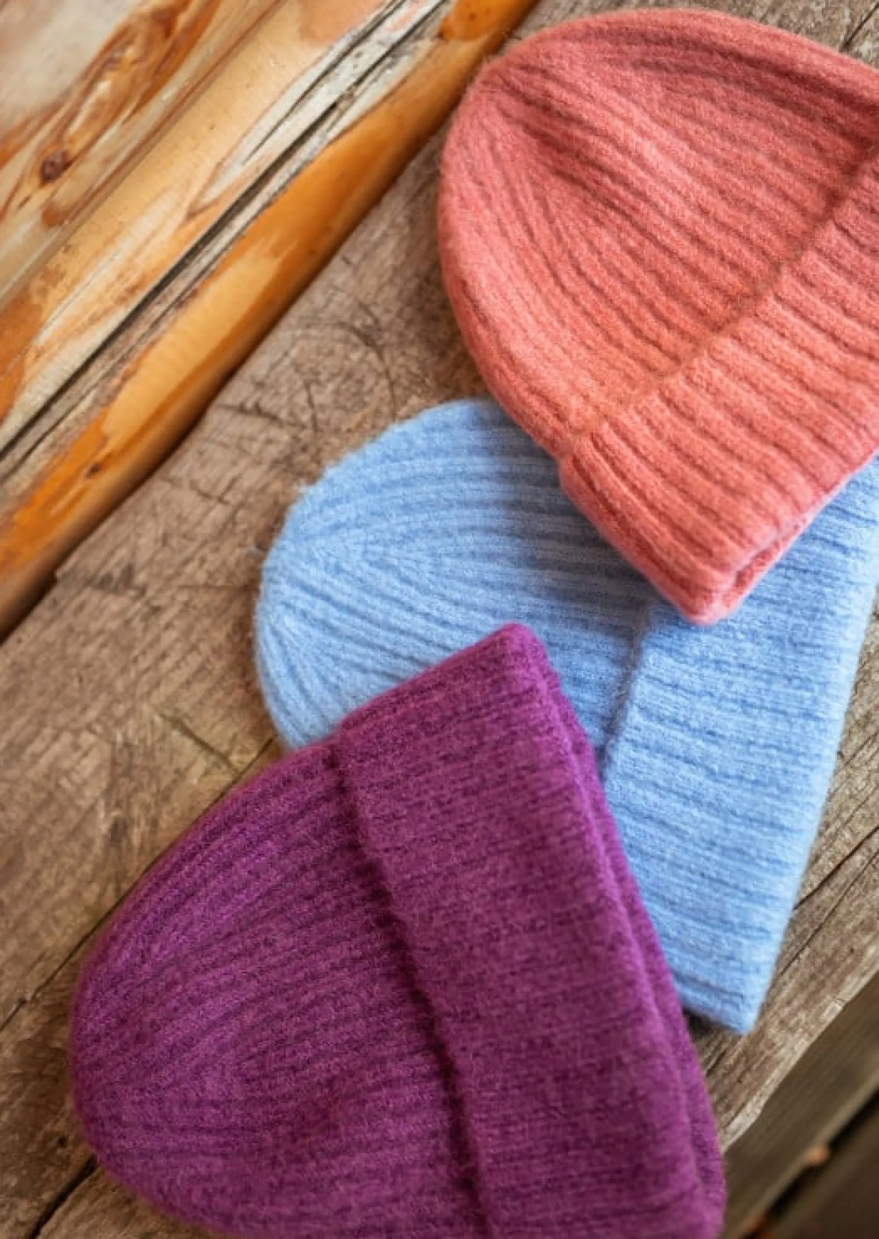 Bonnets & Gants-EASY-CLOTHES Bonnet Sama - Rose - En Maille & DouxEasy Clothes Rose