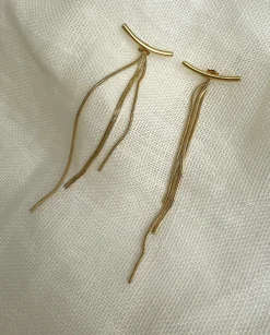 Boucles d'oreilles-EASY-CLOTHES Boucle d’oreille Carmina - doréesEasy Clothes Dorées