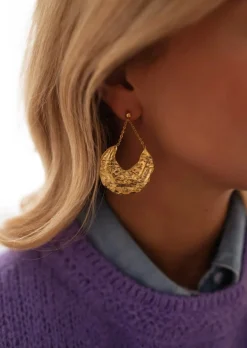 Boucles d'oreilles-EASY-CLOTHES Boucles d’Oreilles - Wym - DoréesEasy Clothes Dorées