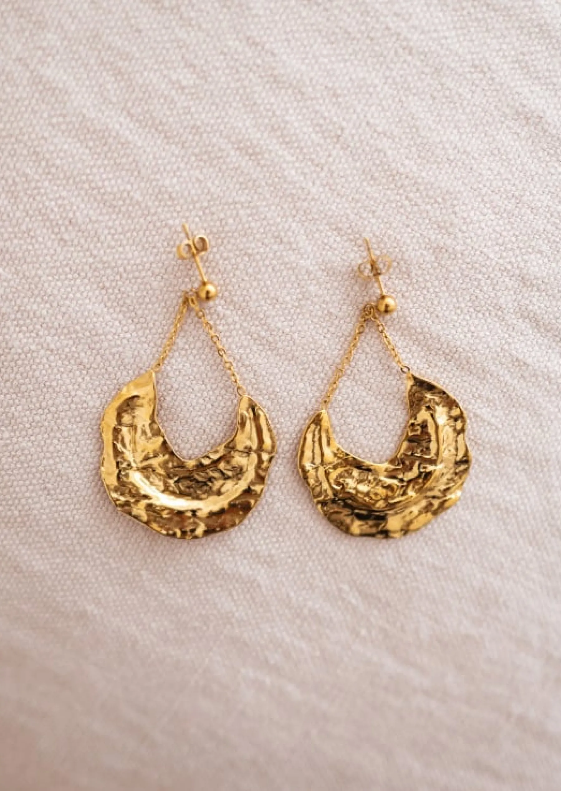 Boucles d'oreilles-EASY-CLOTHES Boucles d’Oreilles - Wym - DoréesEasy Clothes Dorées