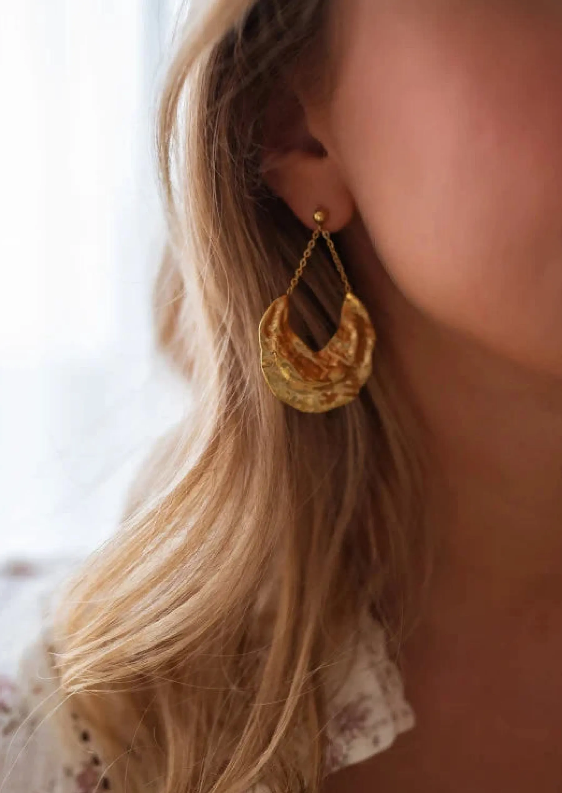 Boucles d'oreilles-EASY-CLOTHES Boucles d’Oreilles - Wym - DoréesEasy Clothes Dorées