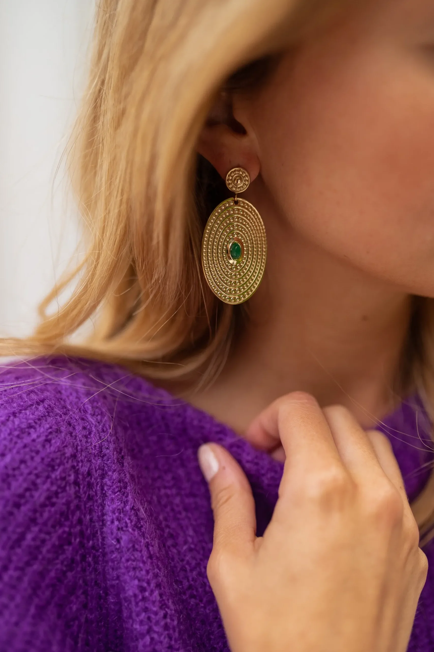 Boucles d'oreilles-EASY-CLOTHES Boucles d’oreilles Aria - vertesEasy Clothes Vertes