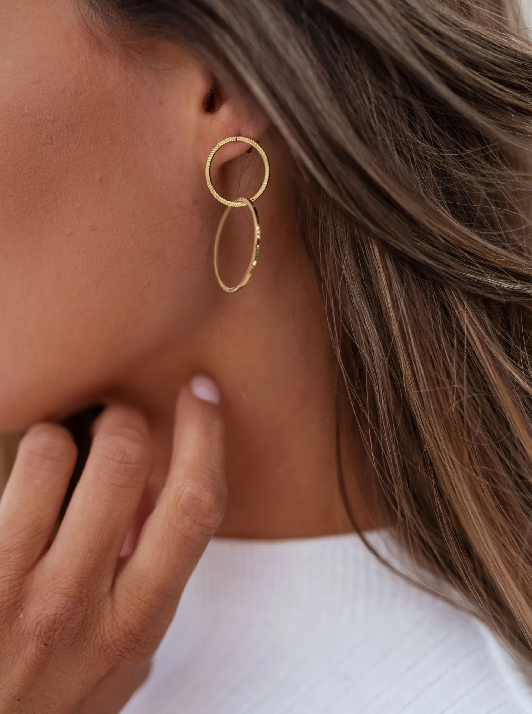 Boucles d'oreilles-EASY-CLOTHES Boucles d’oreilles Denou - doréesEasy Clothes Dorées