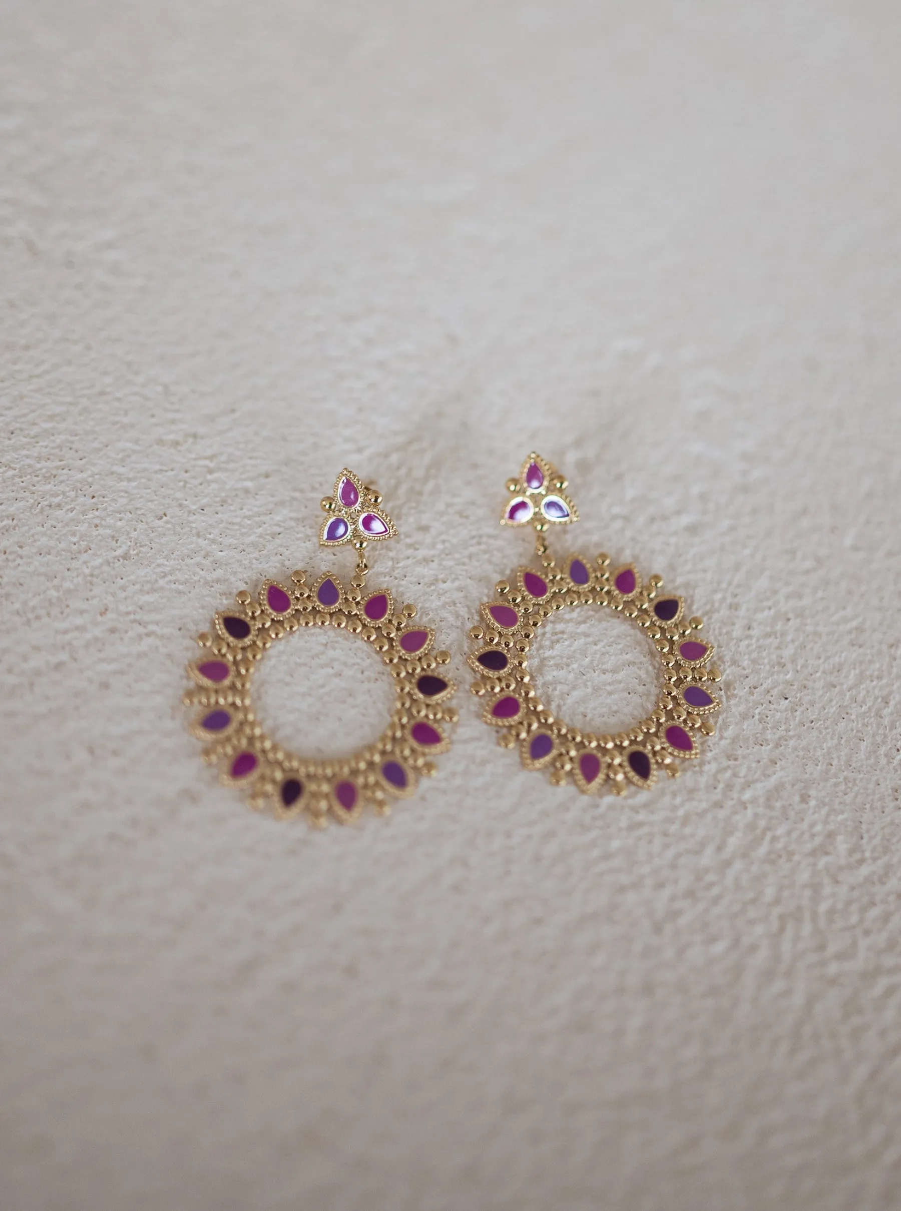 Boucles d'oreilles-EASY-CLOTHES Boucles d’Oreilles Dorées | Tilou | Bijoux Easy Clothes Dorées
