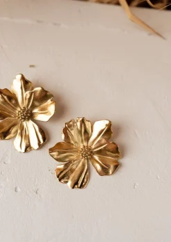 Boucles d'oreilles-EASY-CLOTHES Boucles d’Oreilles Dorées - Herma - Bijoux Easy Clothes Dorées       