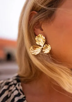 Boucles d'oreilles-EASY-CLOTHES Boucles d’Oreilles Dory - Acier Inoxydable - Bijoux FemmeEasy Clothes Dorées