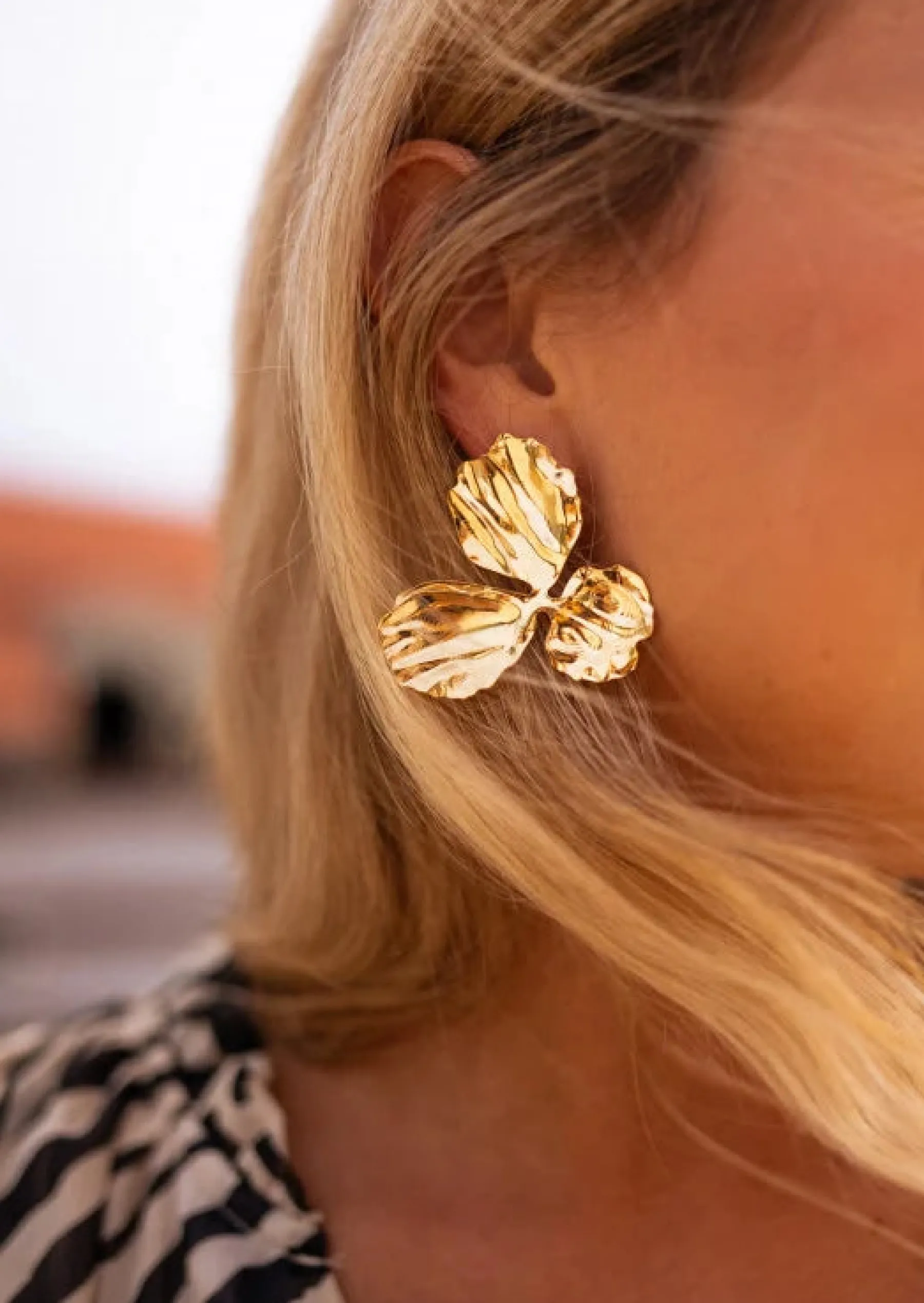 Boucles d'oreilles-EASY-CLOTHES Boucles d’Oreilles Dory - Acier Inoxydable - Bijoux FemmeEasy Clothes Dorées