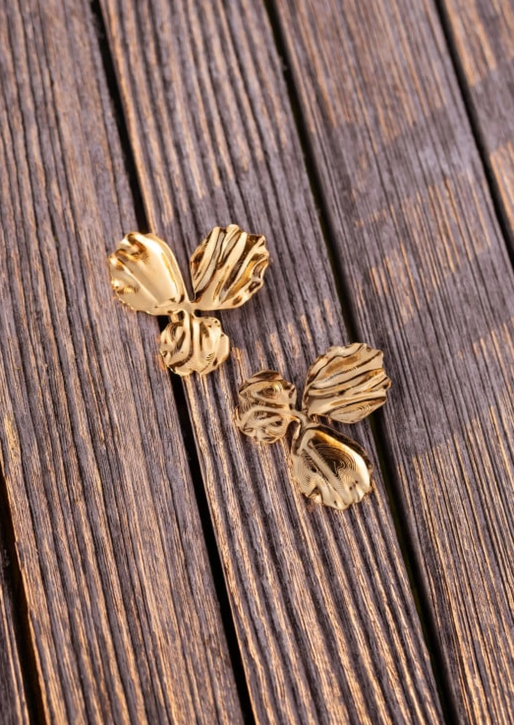 Boucles d'oreilles-EASY-CLOTHES Boucles d’Oreilles Dory - Acier Inoxydable - Bijoux FemmeEasy Clothes Dorées