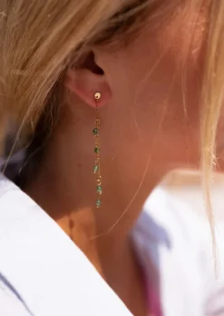 Boucles d'oreilles-EASY-CLOTHES Boucles d’oreilles Ferd dorées | Boucles d'oreilles pendantesEasy Clothes Dorées