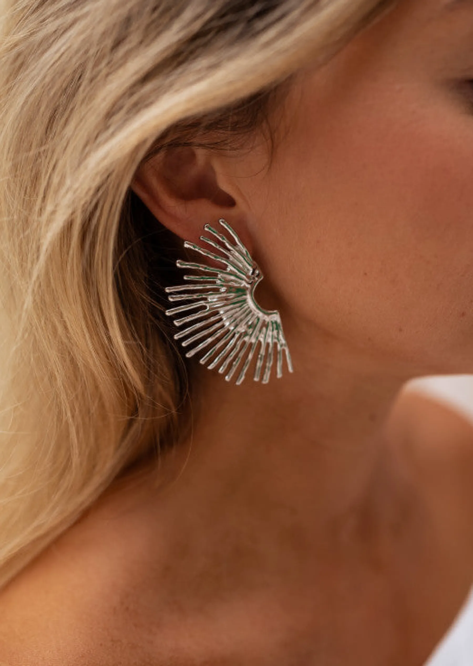 Boucles d'oreilles-EASY-CLOTHES Boucles d’Oreilles Frika Argentées - Bijoux & Accessoires - Easy Clothes Argentées