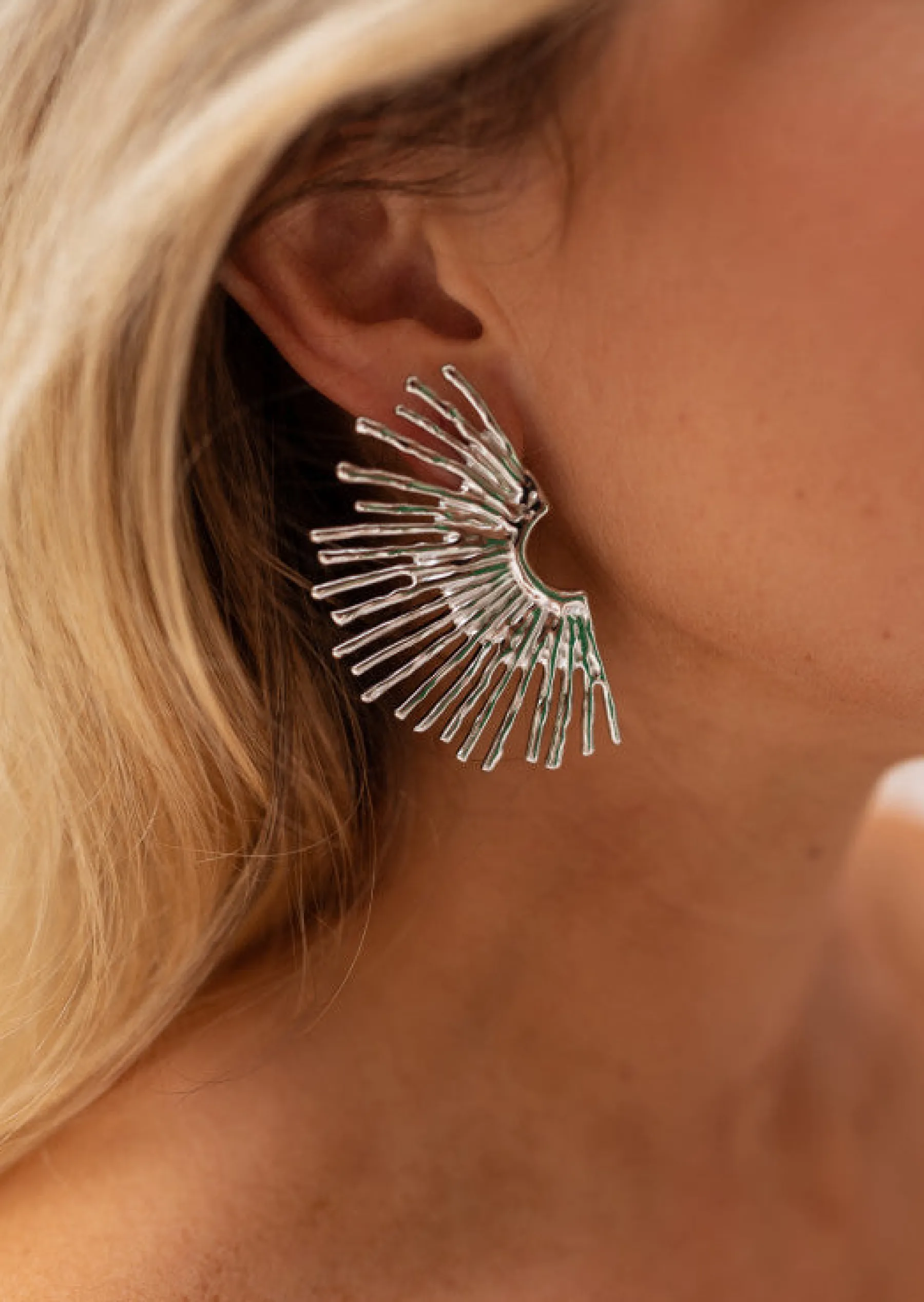 Boucles d'oreilles-EASY-CLOTHES Boucles d’Oreilles Frika Argentées - Bijoux & Accessoires - Easy Clothes Argentées