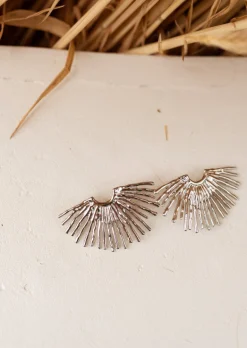 Boucles d'oreilles-EASY-CLOTHES Boucles d’Oreilles Frika Argentées - Bijoux & Accessoires - Easy Clothes Argentées
