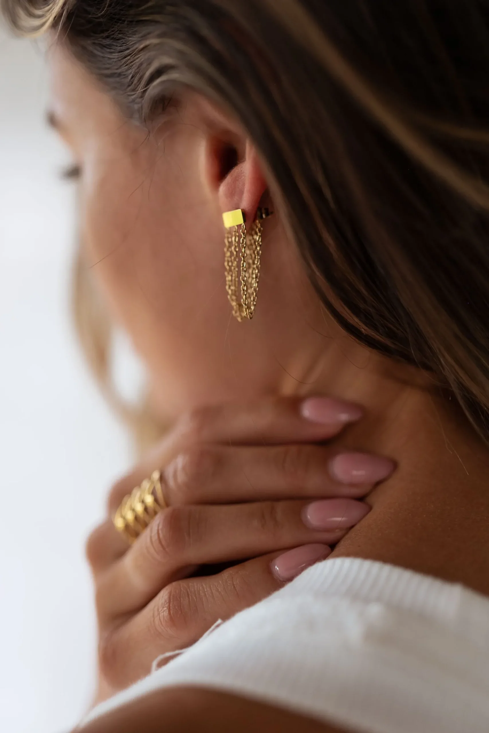 Boucles d'oreilles-EASY-CLOTHES Boucles d’oreilles Giam - doréesEasy Clothes Dorées