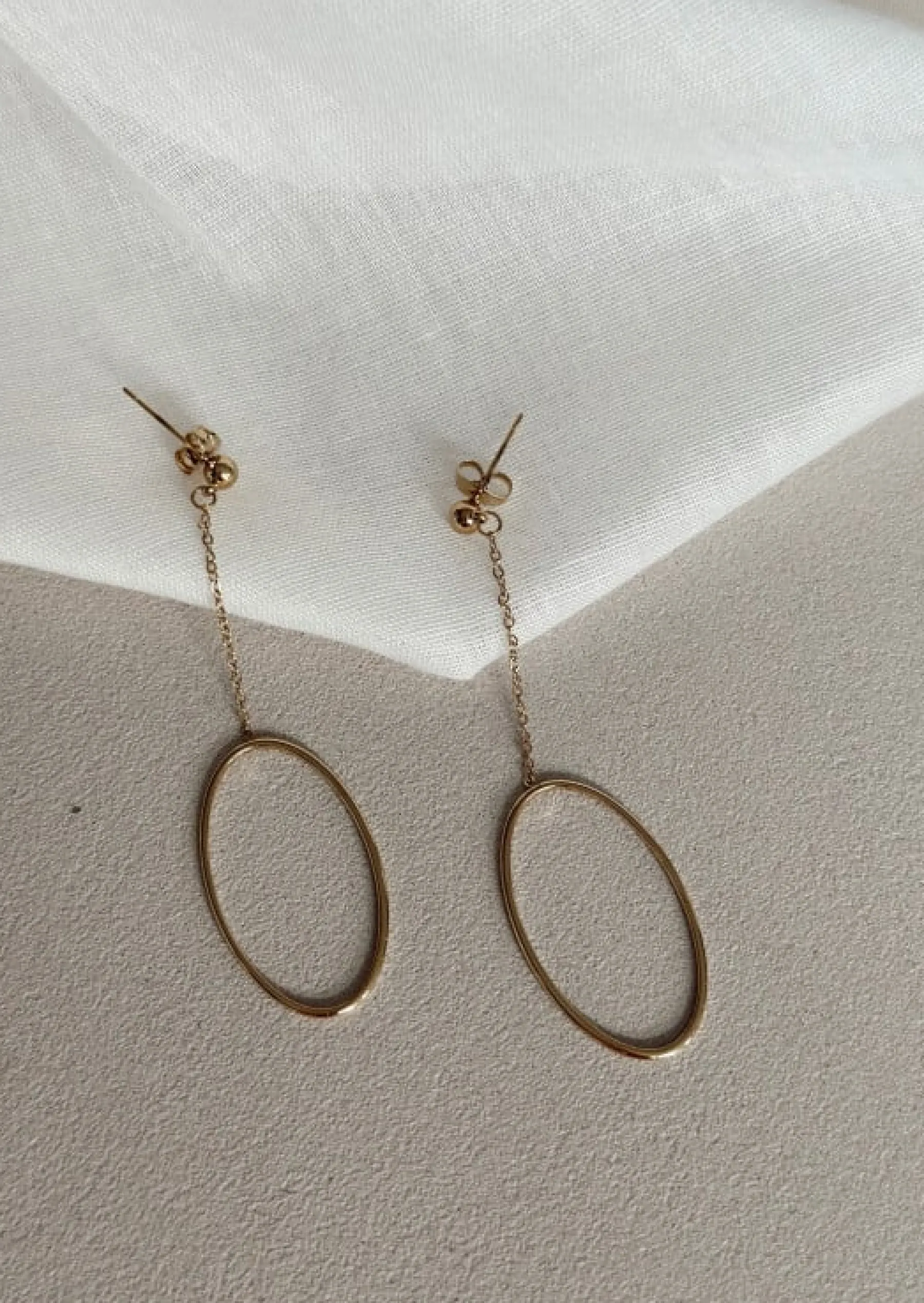 Boucles d'oreilles-EASY-CLOTHES Boucles d’oreilles Jura dorées | Boucles d'oreilles habillées | Prêt-à-porter en ligne | Easy Clothes Dorées