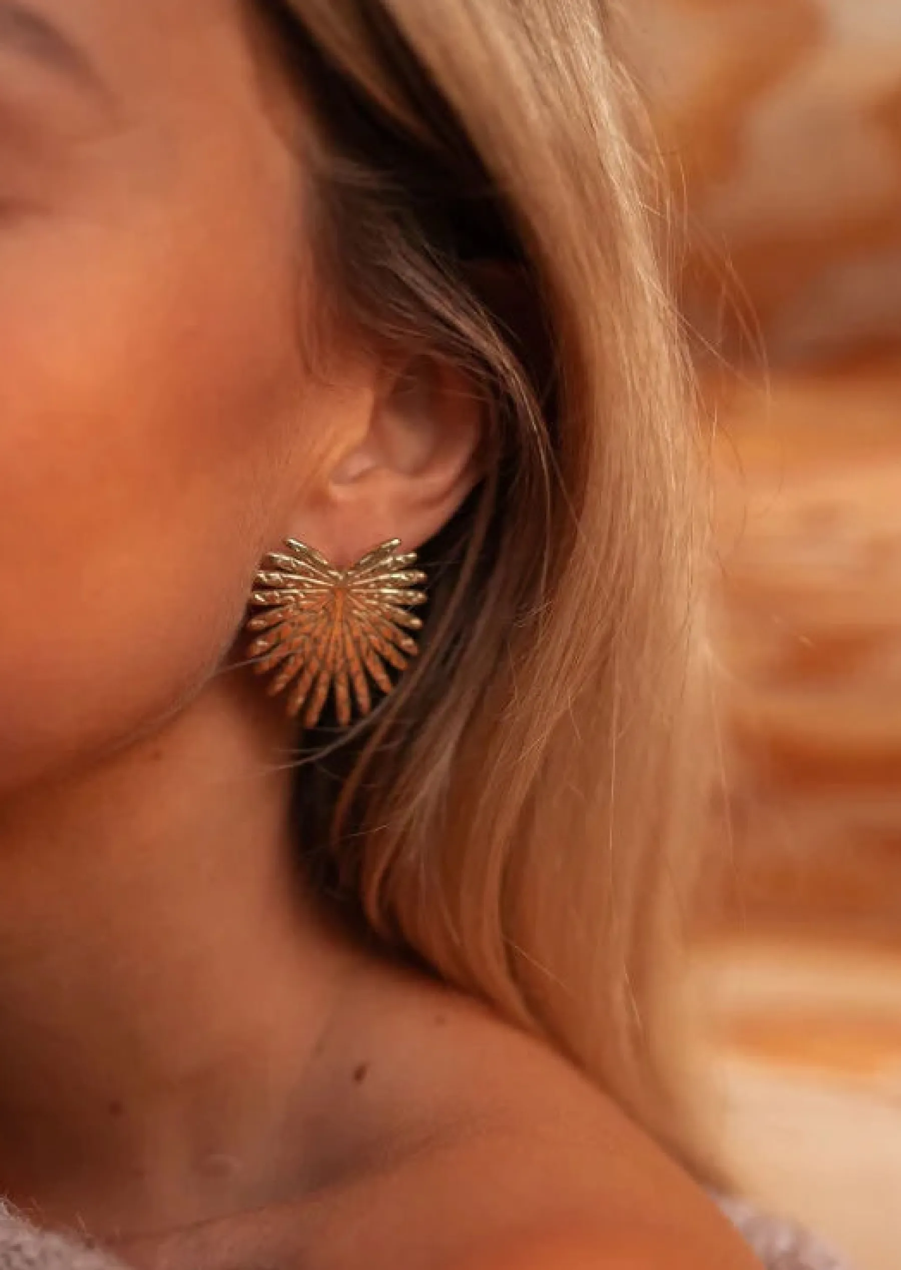 Boucles d'oreilles-EASY-CLOTHES Boucles d’Oreilles Levy - Dorées - OriginalesEasy Clothes Dorées