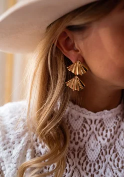 Boucles d'oreilles-EASY-CLOTHES Boucles d’oreilles Lyes - doréesEasy Clothes Dorées