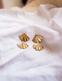Boucles d'oreilles-EASY-CLOTHES Boucles d’oreilles Lyes - doréesEasy Clothes Dorées       