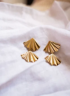 Boucles d'oreilles-EASY-CLOTHES Boucles d’oreilles Lyes - doréesEasy Clothes Dorées