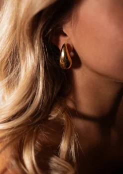Boucles d'oreilles-EASY-CLOTHES Boucles d’Oreilles Mello - Dorées - Acier InoxydableEasy Clothes Dorées