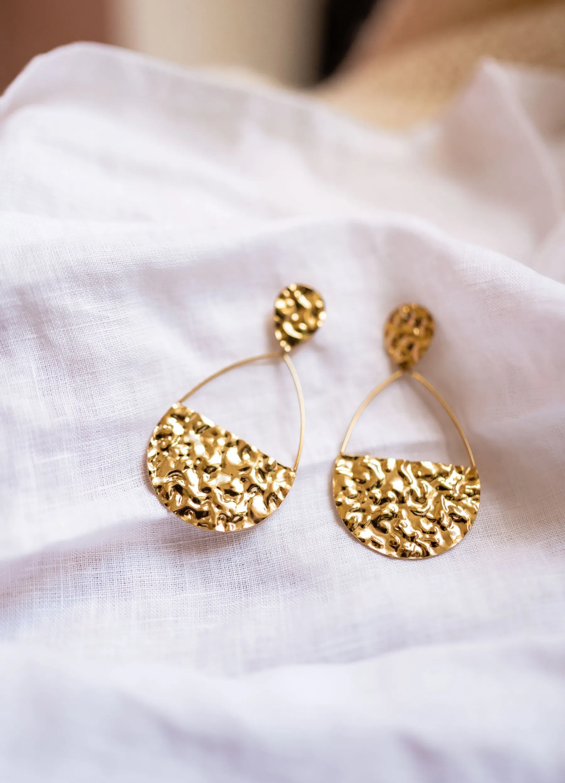 Boucles d'oreilles-EASY-CLOTHES Boucles d’oreilles Nisa - doréesEasy Clothes Dorées