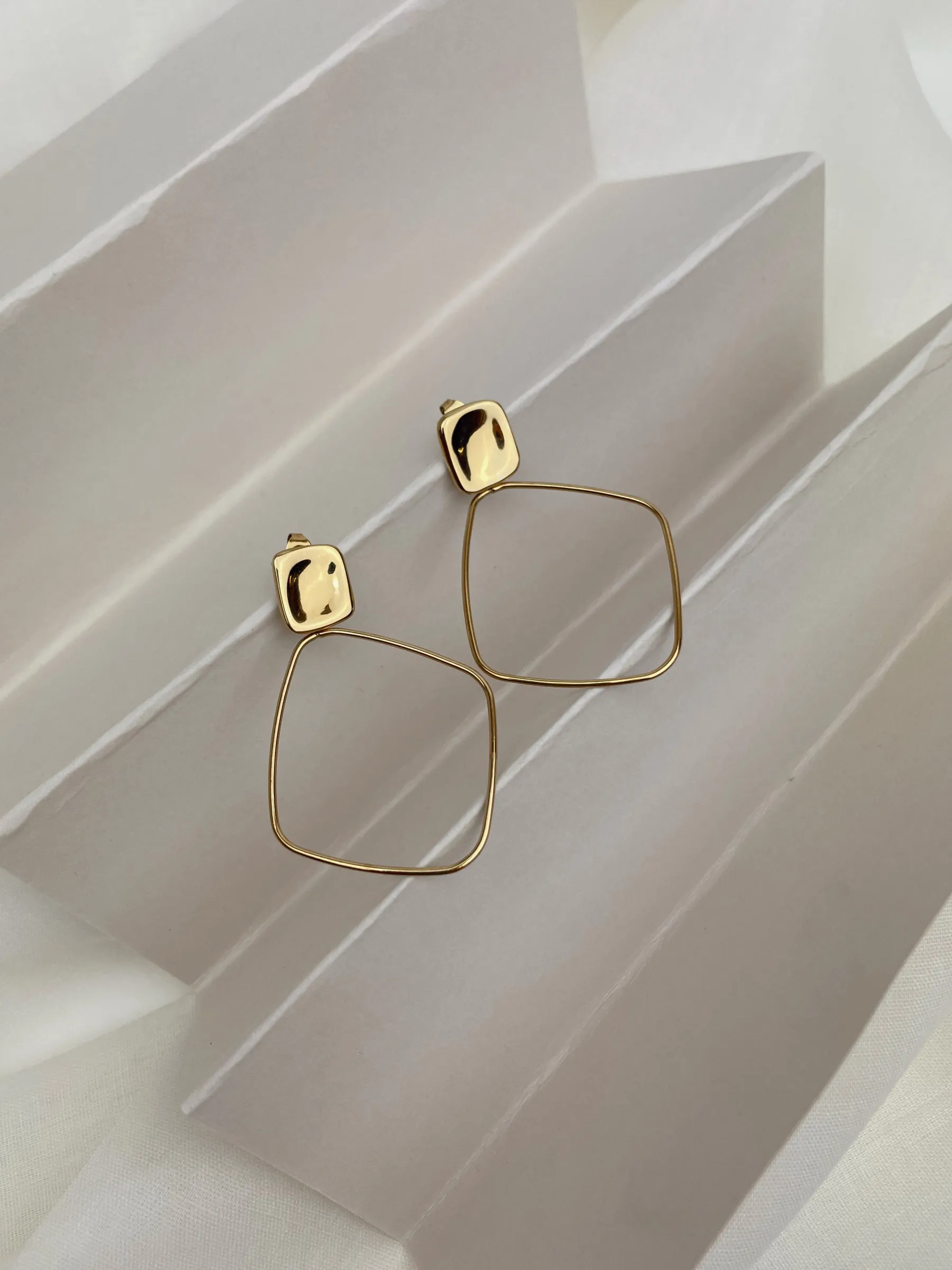 Boucles d'oreilles-EASY-CLOTHES Boucles d’oreilles Saba - doréesEasy Clothes Dorées